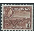 Antigua 1956 SG120a 1/2c Brown Mounted Mint . ..