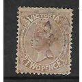 VICTORIA 1901 2d LILAC SG 387 FINE USED