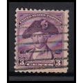 Used 708 3c George Washington Barely Clears Z0590