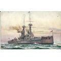 Naval HMS ST VINCENT Tuck Oilette Postcard (8643)