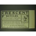 1900 Crescent Bicycles Ad