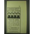 1900 Crescent Bevel-Gear Chainless Bicycles Ad ...