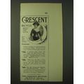 1900 Crescent Bicycles Ad - Crescent bicycle be...
