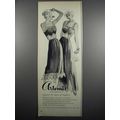 1950 Artemis Lingerie Ad - The Spirit of Elegance