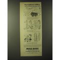 1960 Moss Bros Saddlery Department Ad - Thoroughbred saddlery