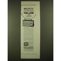 1960 Sony TFM 121 and TR 812 Radios Ad - Resear...