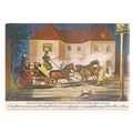 LIONESS ATTACKING HORSES IN EXETER unused vinta...