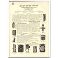Johnson Control Company 1935 vintage heating ca...