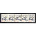2266 24.1c Tandem Bicycle Very Fine MNH Dry Gum...