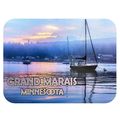 Grand Marais Harbor Minnesota Fridge Magnet