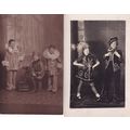 Child Smoking A Pipe On Theatre Stage Clown Cos...