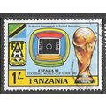 TANZANIA 1982 FIFA WORLD CUP SPAIN FOOTBALL SPO...