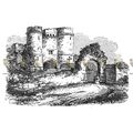 Carisbrooke Castle, Entrance, Isle Of Wight, En...