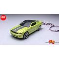 RARE KEYCHAIN LIME GREEN FORD MUSTANG GT NEW CU...