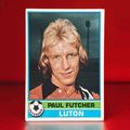 TOPPS FOOTBALL RED BACK 1977 #159 Luton Town Pa...