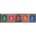 1937 SG462i-466i Dark Colour Definitive Set Wmk...