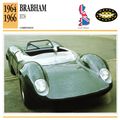 Collectors Club card. Classic Cars. Brabham BT4...