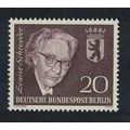 Berlin Louise Schroeder Commemoration 1961 MNH ...