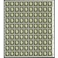 1289b, Mint NH 20¢ Dull Gum Sheet of 100 - Stua...