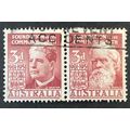 AUSTRALIA 1951 SG 0241/2 USED PAIR