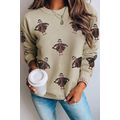 Parchment Shimmering Turkey Pattern Thanksgivin...