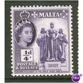 Malta stamps 1956 - SG 266 - 1/4d Monument of G...