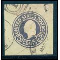 Used U437 2c George Washington Fine Cut Square ...
