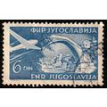 Yugoslavia 1951 Airplanes 6D Used Stamp Airmail