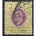 E Africa & Uganda 1907 SG37 10c Lilac & Pale Ol...