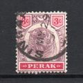 Malaysia (Perak) - 1895-99 - 3c Dull Purple & C...