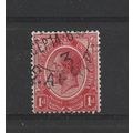 SouthAfrica.SG4a 1d Carmine-Red.Fine Used.Aug25c
