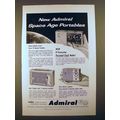 1959 Admiral Model 821, 757, 711 Radio Ad - Spa...