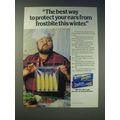 1989 Ziploc Freezer Bags Ad - Dom Deluise - The...