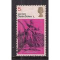 GB 1970 QE2 5d Dickens used stamp SG 825.( D670 )