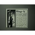 1989 Hinge-It Hanger Ad - Hinge-it the handy ha...