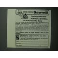 1989 Foley-Belsaw Sawmill Ad - One-man sawmill