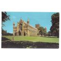 WEST FRONT, ST ALBANS ABBEY, used vintage postc...