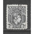 NIGERIA 1938 KG6 SG52 2d USED 52 SG