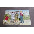 1909 Everton series Wales / Welsh Humour Postca...