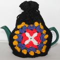 Hand Crocheted 2 Cup Retro Style Granny Square ...