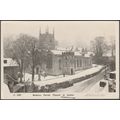 Bodmin Parish Church in Winter, Cornwall, 1954 ...