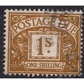 GB 1960 QE2 1/-d Ochre Postage Due Used SG D64 ...