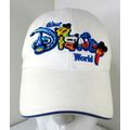 Walt Disney World White Strapback Hat Embroider...