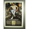 1973 Interwoven Esquire Socks Ad w/ Willie Mays