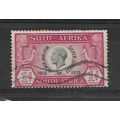 SouthAfrica.SG66 1d Black and Carmine.Fine Used...