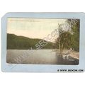 CT Meriden Postcard Mirror Lake Hubbard Park ct...