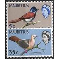 1966/1967 SG 340/341 - MNH (**) - BIRD - Wmk. S...