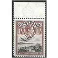 Antigua 1938 SG105 1/- Black & Brown Unmounted ...