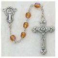 Topaz Rosary, November Birthstone, plus two fre...