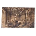 THE LIBRARY, ABBOTSFORD HOUSE unused vintage po...